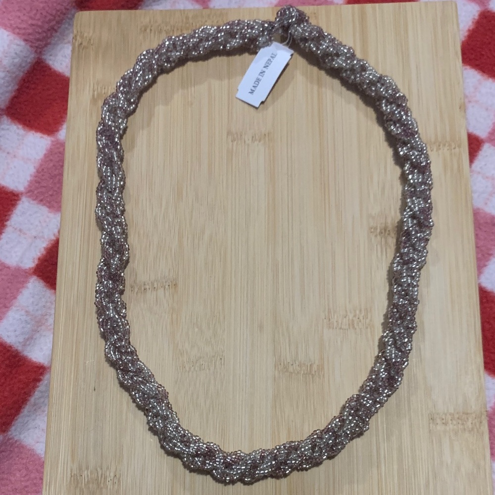 NWT Beaded Twisted Necklace